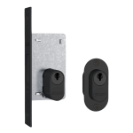 FECHADURA 601A AUXILIAR COM CILINDRO 52 MM