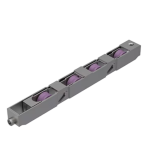 ROLDANA QUADRUPLA HD 150G 400KG INOX 400KG POR FOLHA