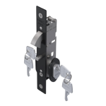 FECHADURA PORTA DE CORRER BICO DE PAPAGAIO CILINDRO 45MM