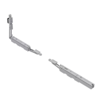 KIT ROLDANA DUPLA ALÇANTE MASSIMA SL 120KG