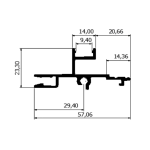 M3206 0,57 kg/m