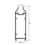 MDE2308 0,768 kg/m