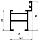 P412 0,542 kg/m