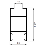 PRM055 0,46 kg/m